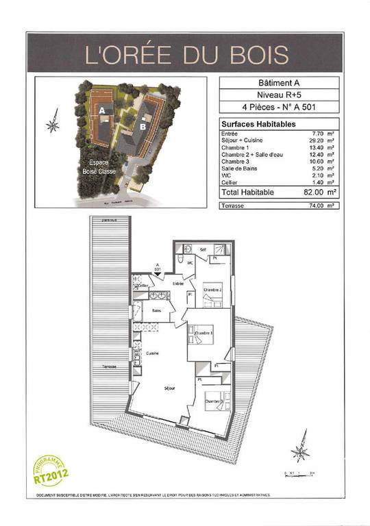 Vente appartement 4 pièces Pessac (33600)
