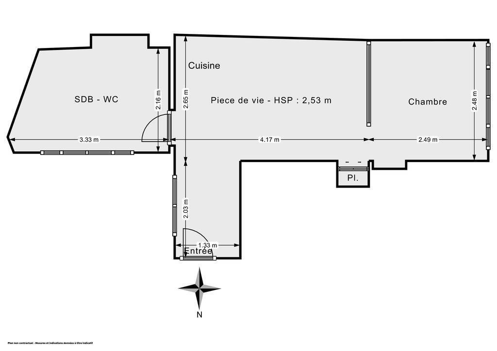 Vente appartement studio Paris 1er