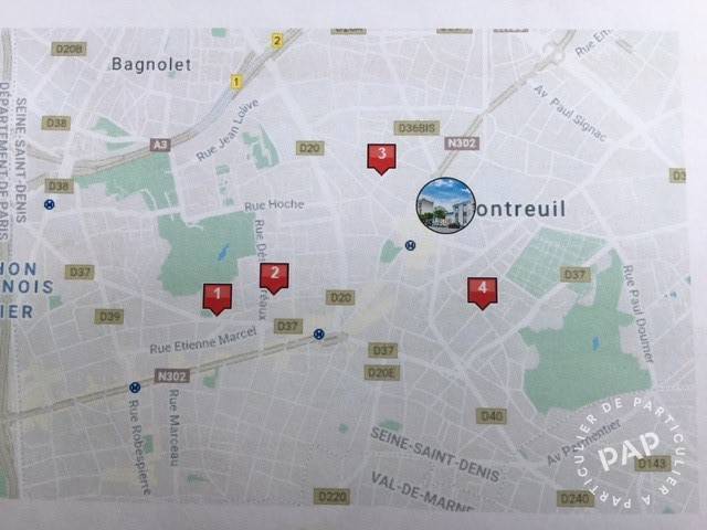 Bureaux et locaux professionnels Montreuil (93100) 1.390&nbsp;&euro;