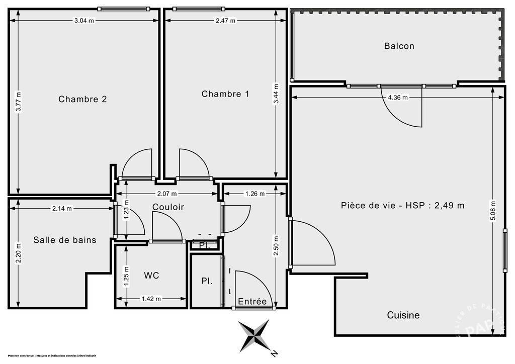 Vente Appartement Meaux (77100) 55&nbsp;m² 195.000&nbsp;&euro;