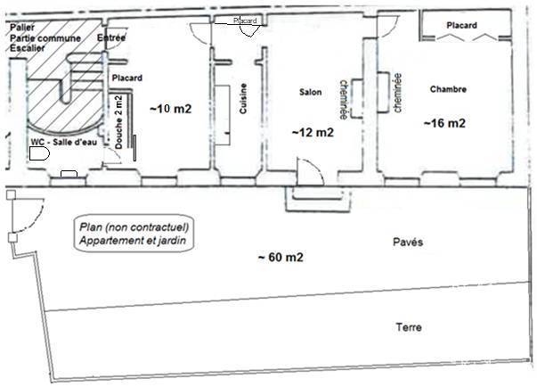 Appartement a louer nanterre - 3 pièce(s) - 47 m2 - Surfyn