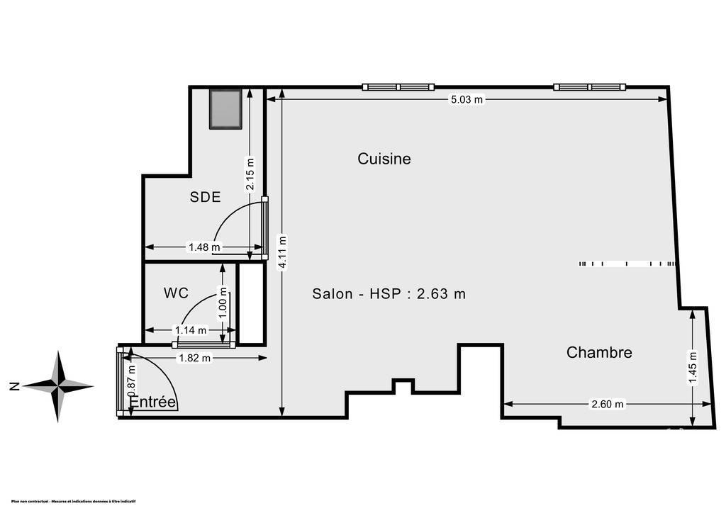 Vente Appartement Paris 15E (75015) 26&nbsp;m² 298.000&nbsp;&euro;