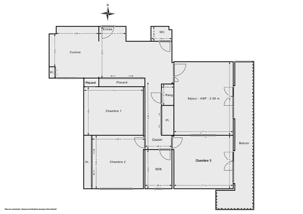 Vente Appartement Fontaine (38600) 88&nbsp;m² 188.000&nbsp;&euro;