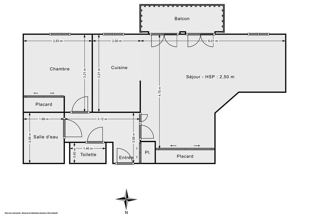 Vente Appartement Morangis (91420) 50&nbsp;m² 220.000&nbsp;&euro;