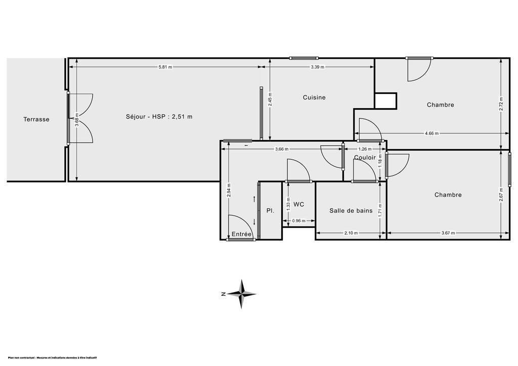 Vente Appartement Lyon 3E (69003) 62&nbsp;m² 330.000&nbsp;&euro;