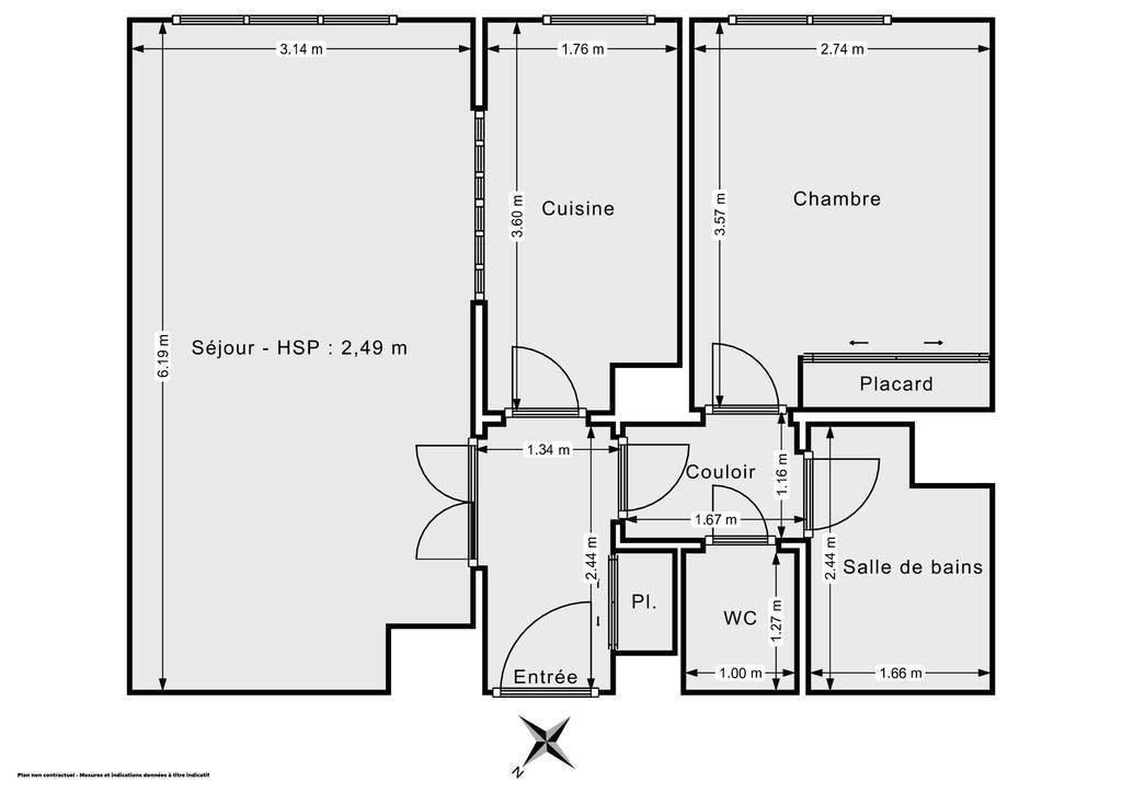Vente Appartement Paris 15E (75015) 47&nbsp;m² 490.000&nbsp;&euro;