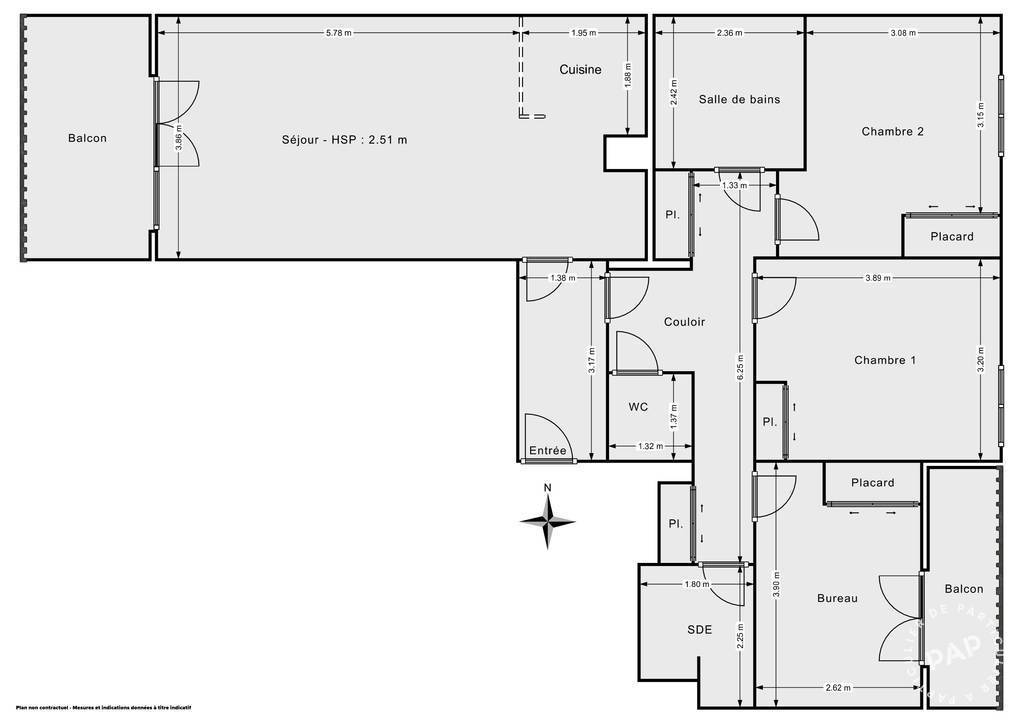 Vente Appartement Bagneux (92220) 86&nbsp;m² 530.000&nbsp;&euro;