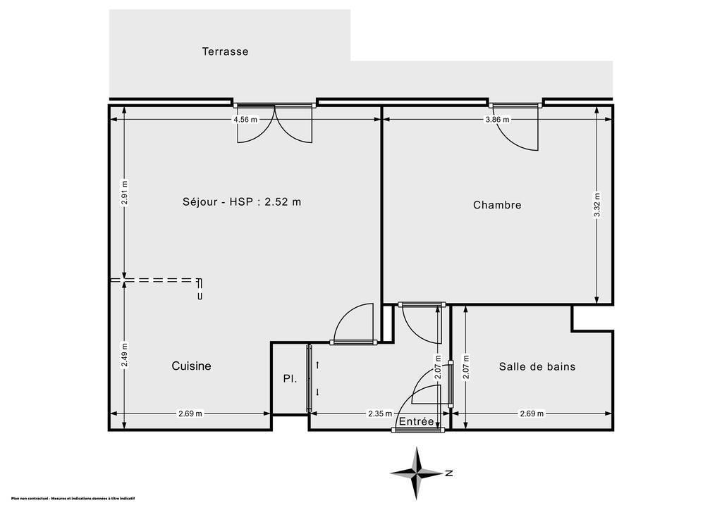 Vente Appartement Montévrain (77144) 43&nbsp;m² 230.000&nbsp;&euro;