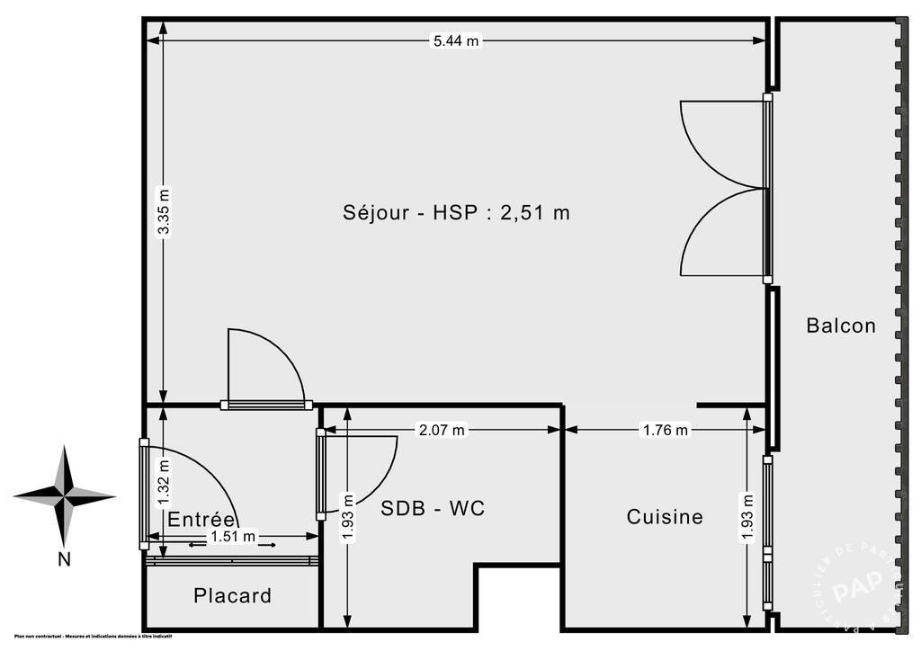 Vente Appartement Pantin (93500) 29&nbsp;m² 180.000&nbsp;&euro;
