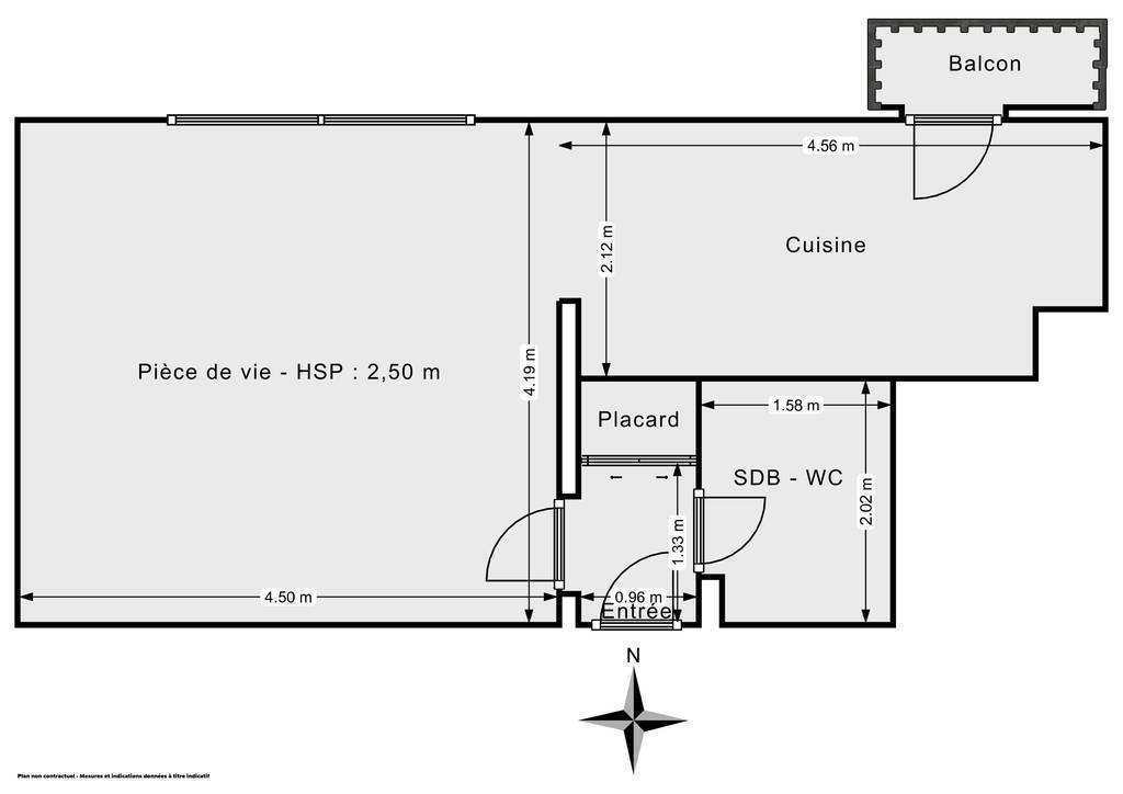 Vente Appartement Dijon (21000) 33&nbsp;m² 128.500&nbsp;&euro;