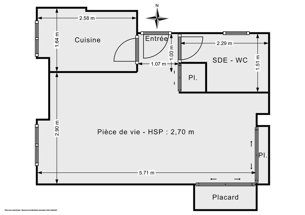 Vente Appartement Paris 17E (75017) 26&nbsp;m² 299.000&nbsp;&euro;