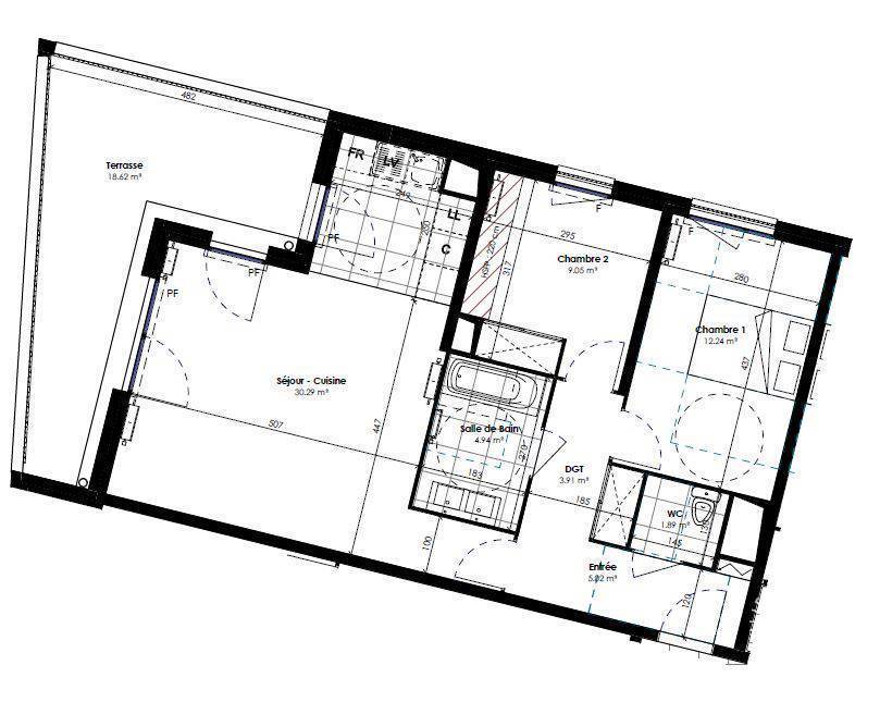 Appartement a louer antony - 3 pièce(s) - 67 m2 - Surfyn
