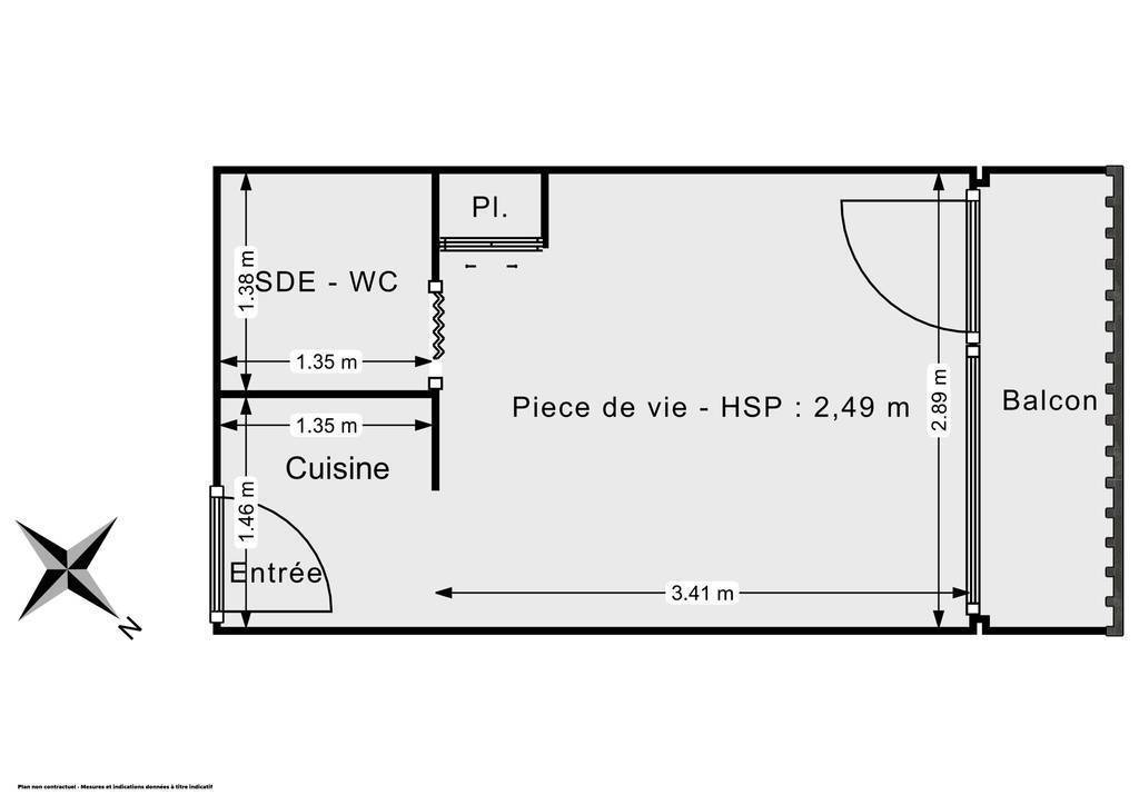 Vente Appartement Toulouse (31400) 14&nbsp;m² 72.000&nbsp;&euro;
