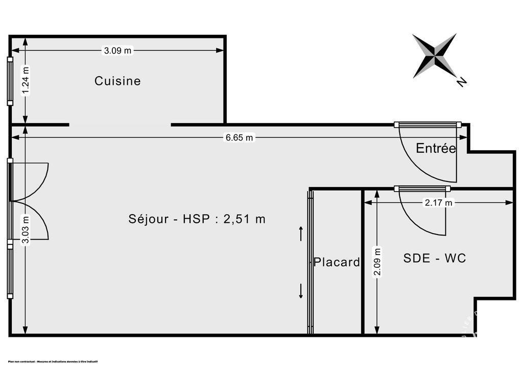 Vente Appartement Paris 19E (75019) 26&nbsp;m² 280.000&nbsp;&euro;