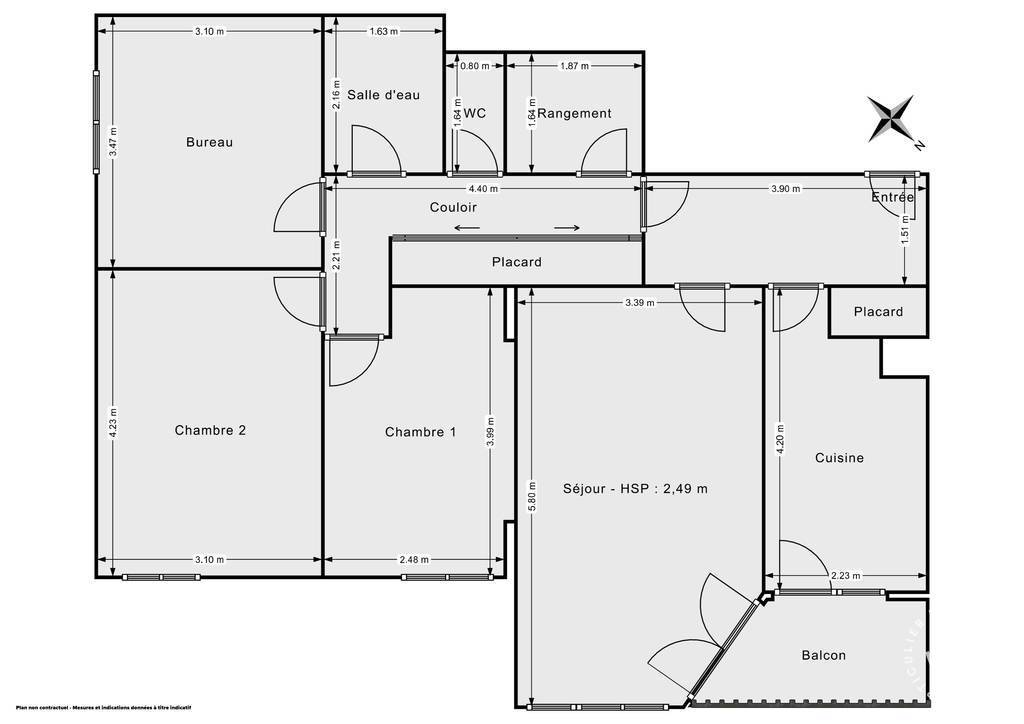 Vente Appartement Meaux (77100) 84&nbsp;m² 220.000&nbsp;&euro;