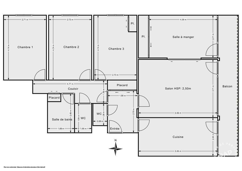 Vente Appartement Andrésy (78570) 96&nbsp;m² 245.000&nbsp;&euro;