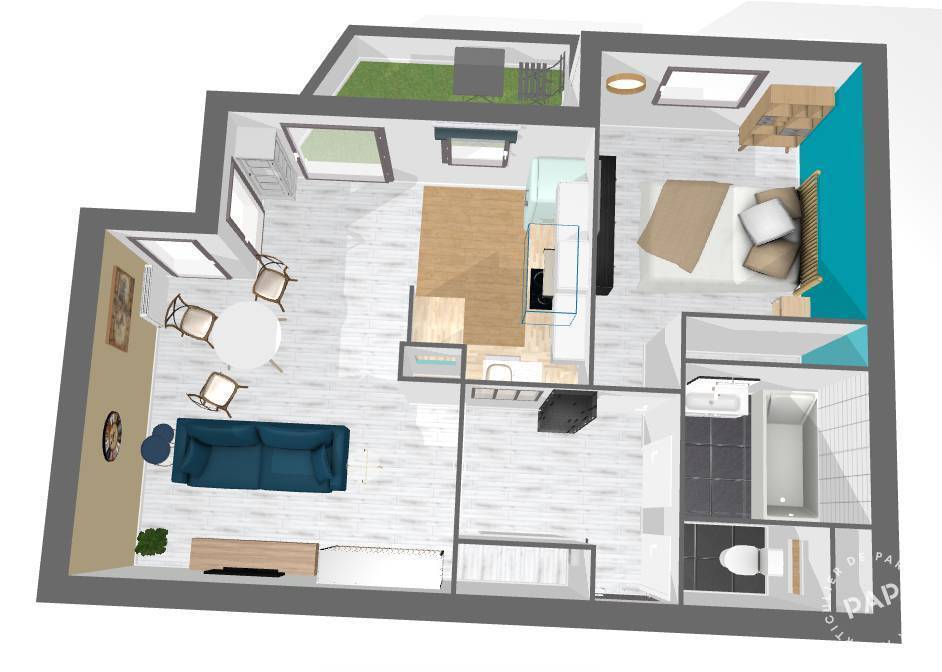 Vente Appartement Évry (91000) 47&nbsp;m² 119.500&nbsp;&euro;