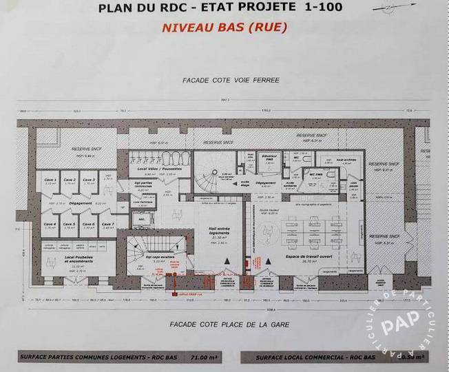 Bureaux et locaux professionnels Neuilly-Sur-Marne 1.825.000&nbsp;&euro;