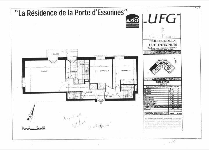 Immobilier Corbeil-Essonnes (91100) 154.000&nbsp;&euro; 62&nbsp;m²