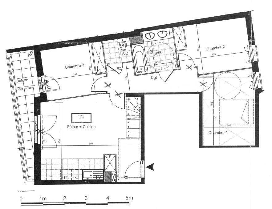 Vente Appartement Romainville (93230) 108&nbsp;m² 580.000&nbsp;&euro;