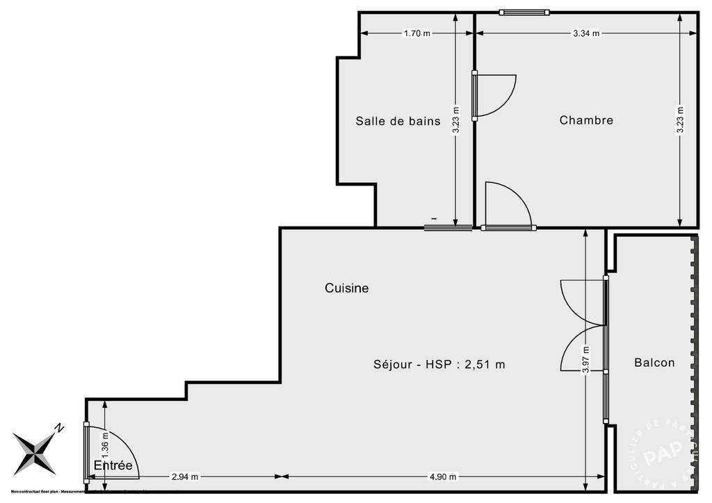 Vente Appartement + Balcon De 5M² Torcy (77200) 41&nbsp;m² 198.000&nbsp;&euro;
