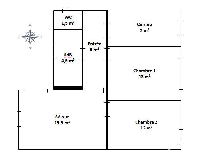 Appartement a louer clamart - 3 pièce(s) - 64 m2 - Surfyn