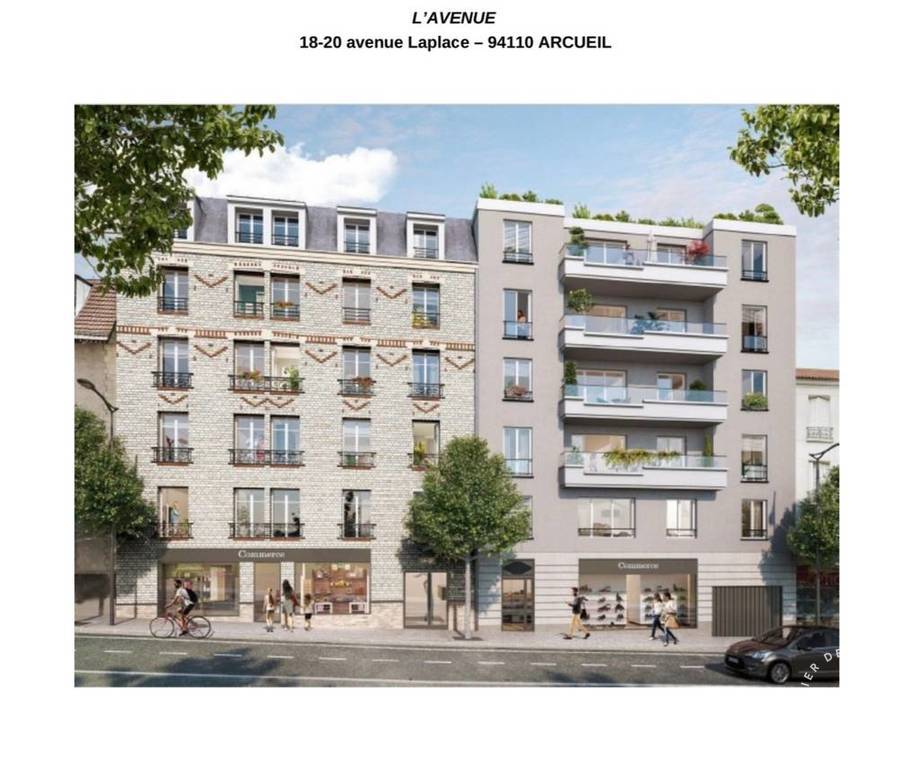 Vente Appartement Arcueil (94110) 59&nbsp;m² 395.000&nbsp;&euro;