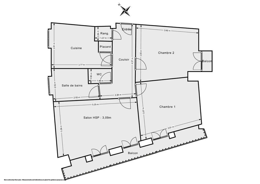 Vente Appartement Castelnaudary (11400) 63&nbsp;m² 89.000&nbsp;&euro;