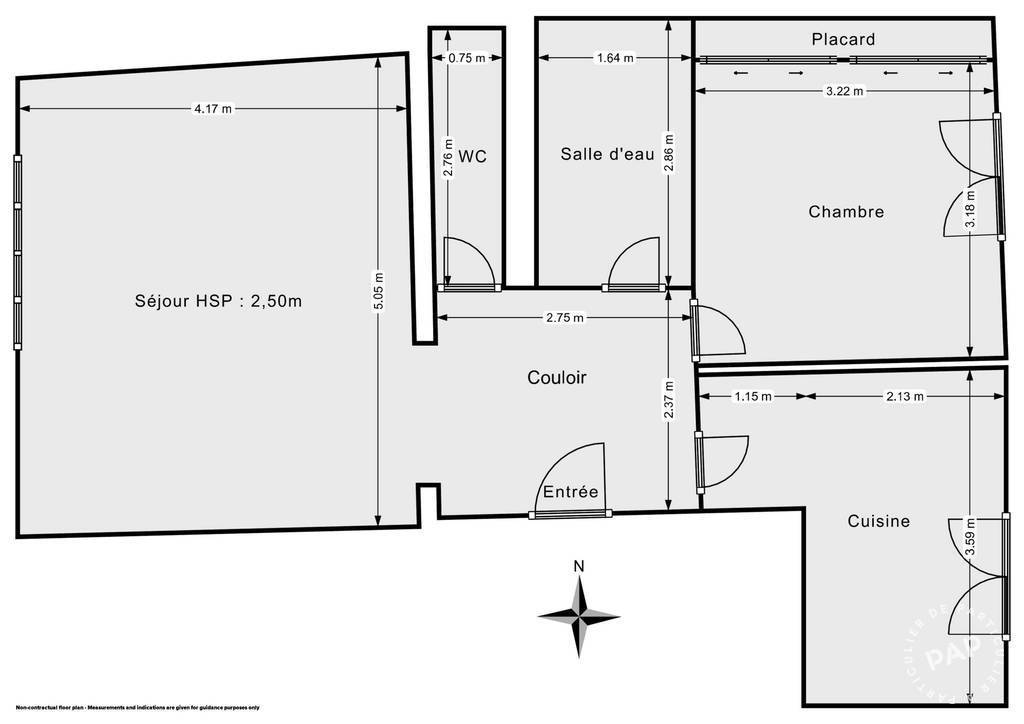 Vente Appartement Vincennes (94300) 57&nbsp;m² 525.000&nbsp;&euro;