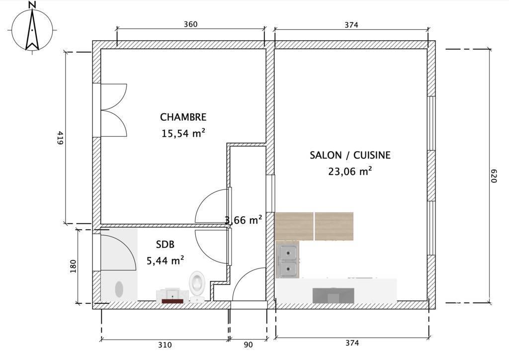 Appartement Champigny-Sur-Marne (94500) 980&nbsp;&euro;