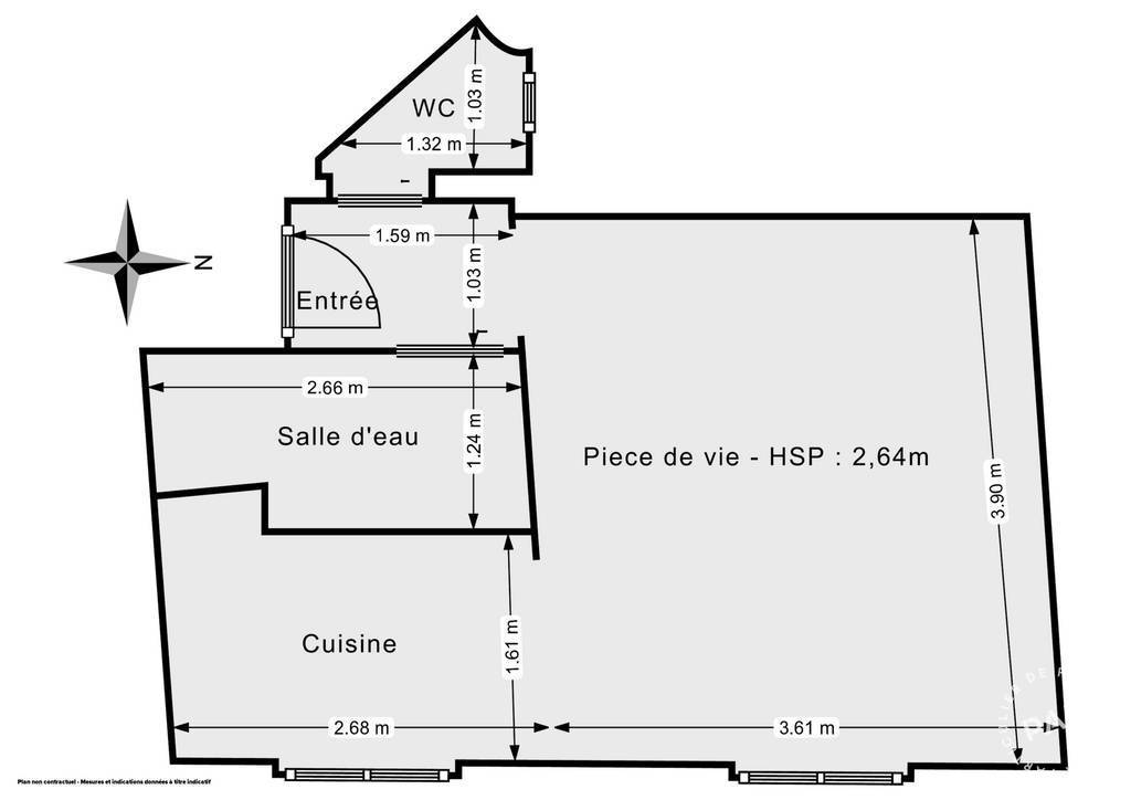Vente Appartement Fontenay-Sous-Bois (94120) 24&nbsp;m² 180.000&nbsp;&euro;
