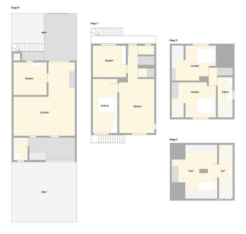 Vente maison 4 pièces Sartrouville (78500)