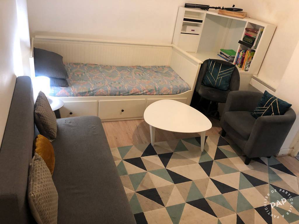 Location appartement studio Paris 20e