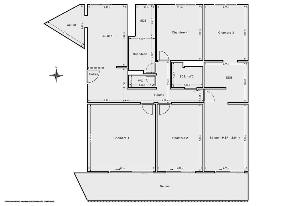 Vente Appartement Nanterre (92000) 103&nbsp;m² 399.000&nbsp;&euro;