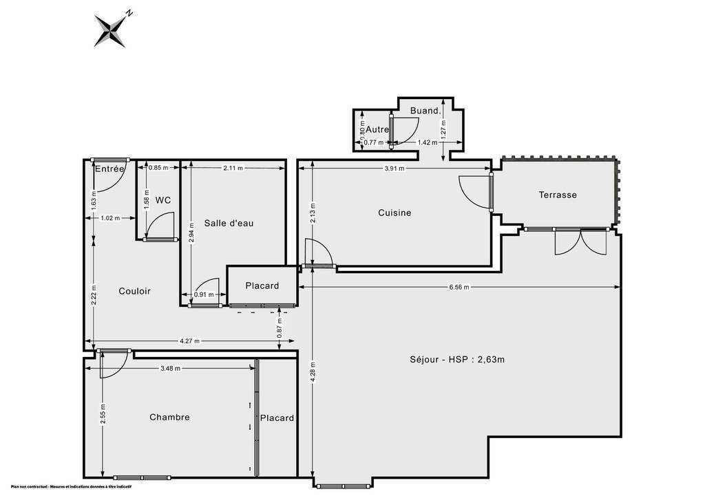 Vente Appartement Ris-Orangis (91130) 63&nbsp;m² 170.000&nbsp;&euro;