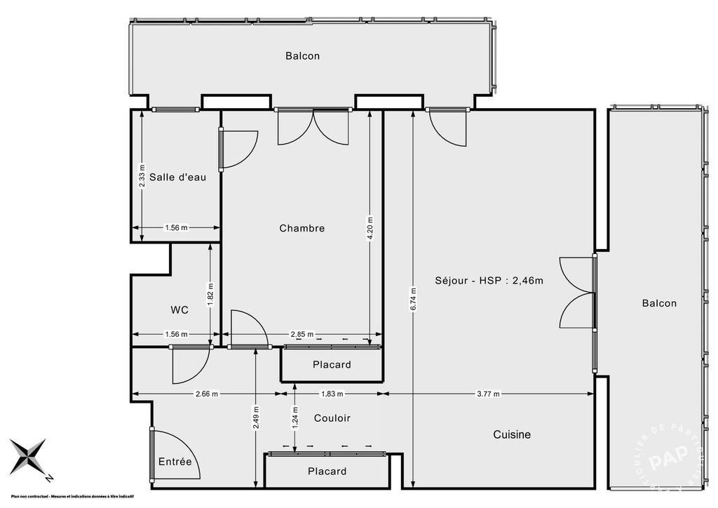 Vente Appartement Livry-Gargan (93190) 53&nbsp;m² 224.000&nbsp;&euro;