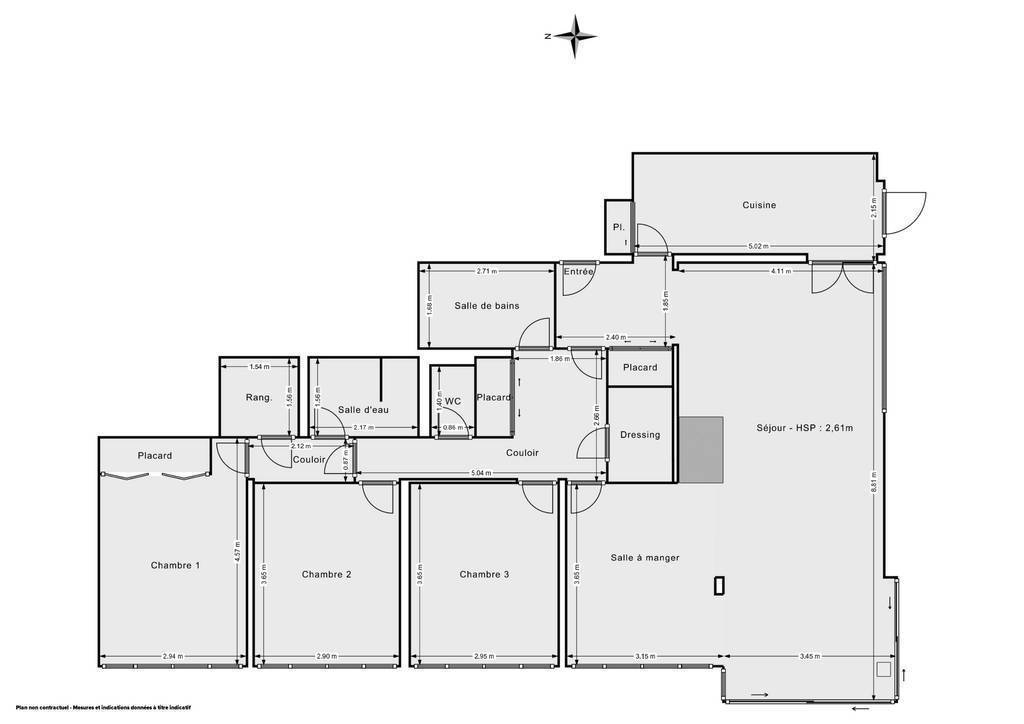 Vente Appartement Fontenay-Le-Fleury (78330) 113,49&nbsp;m² 259.000&nbsp;&euro;