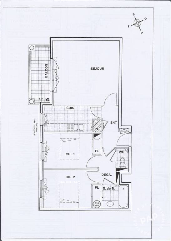 Appartement a louer antony - 3 pièce(s) - 65 m2 - Surfyn