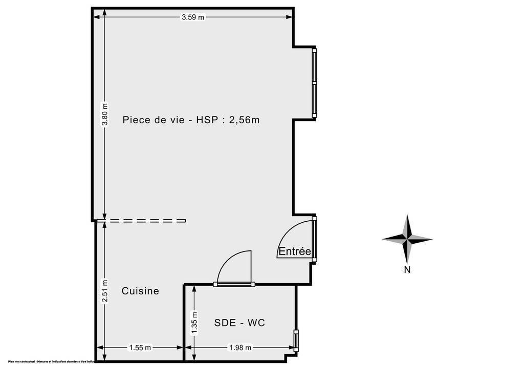 Vente Appartement Paris 20E 22,20&nbsp;m² 225.000&nbsp;&euro;