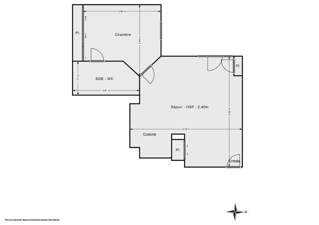 Vente Appartement Persan (95340) 48&nbsp;m² 155.000&nbsp;&euro;