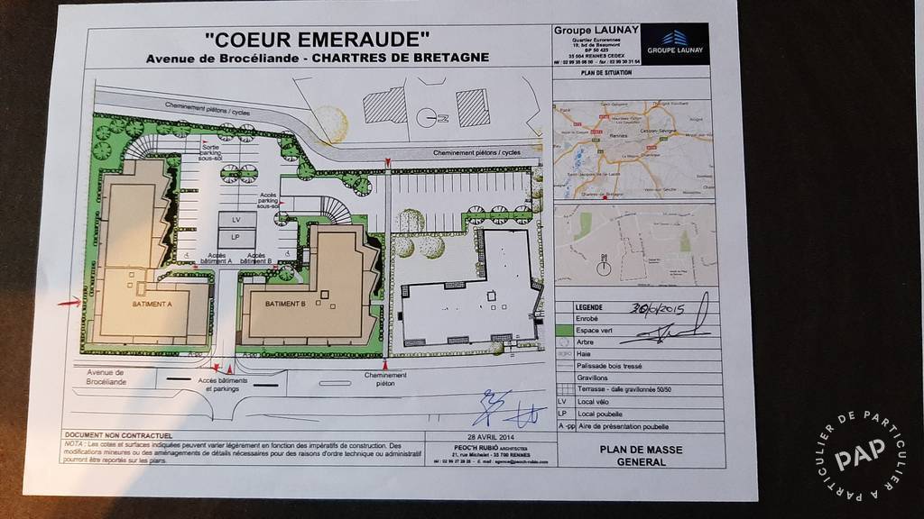 Location appartement 3 pièces Chartres-de-Bretagne (35131)