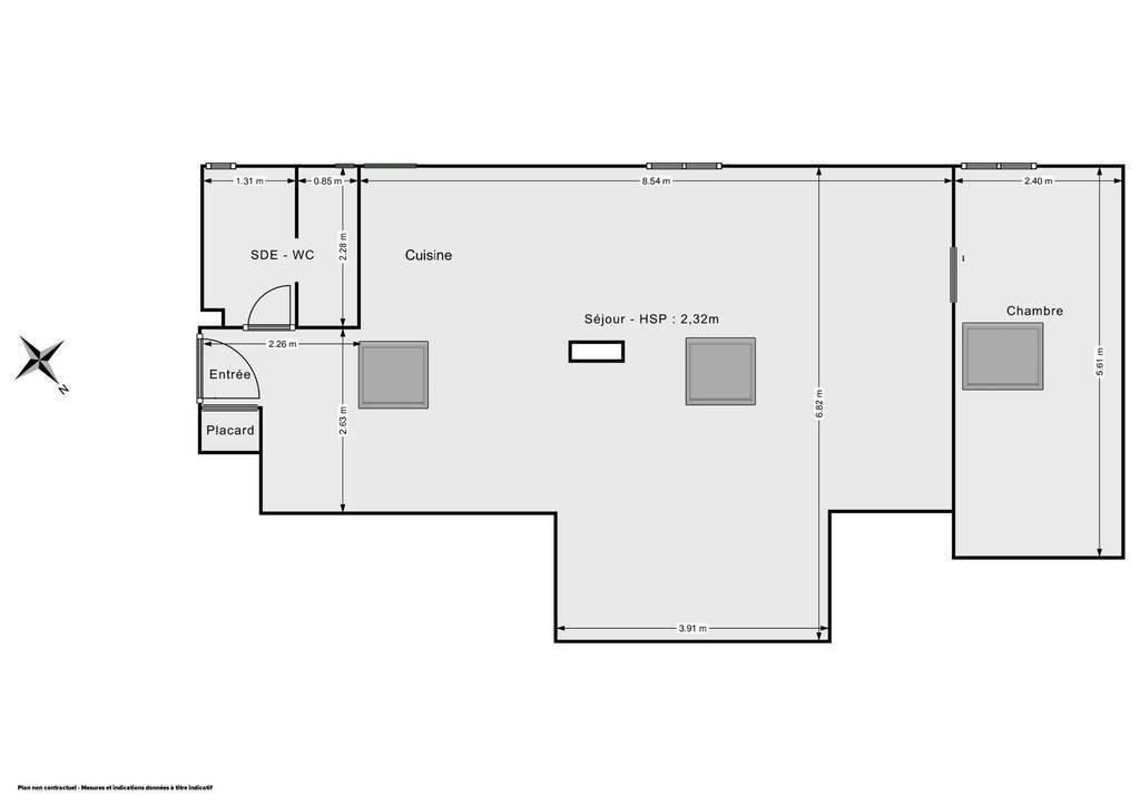 Vente Appartement Melun (77000) 52&nbsp;m² 180.000&nbsp;&euro;
