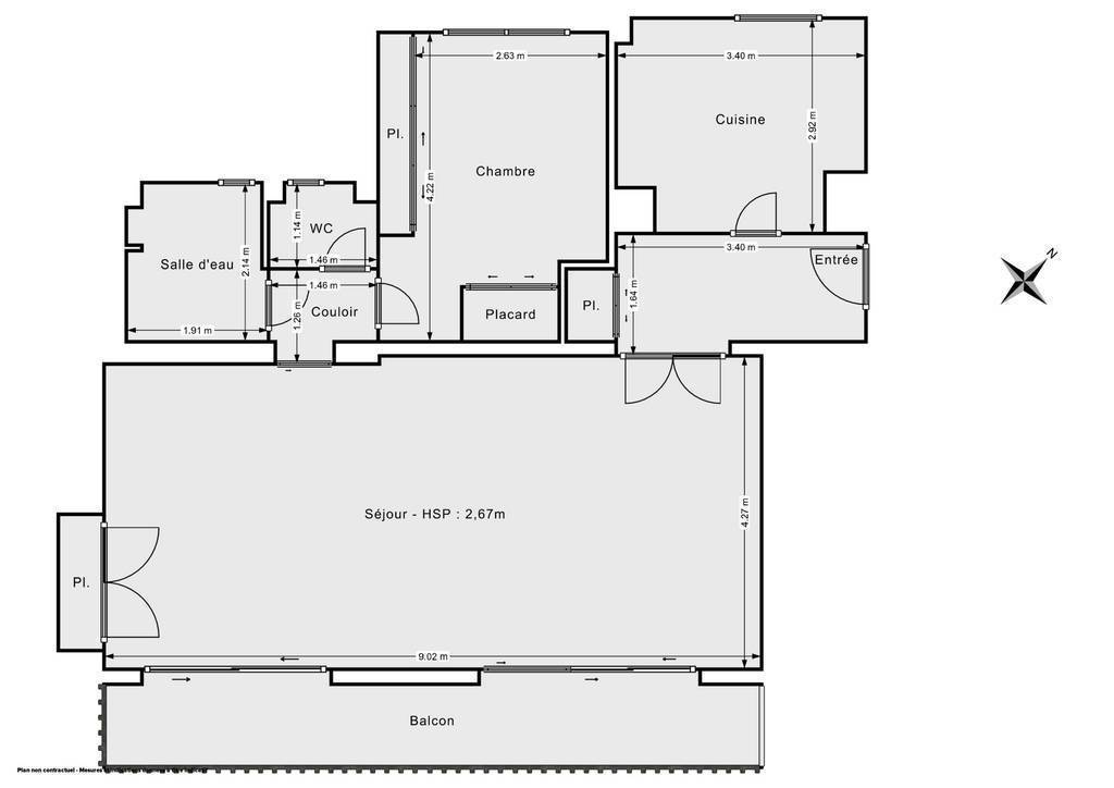 Vente Appartement Niort (79000) 80&nbsp;m² 255.000&nbsp;&euro;
