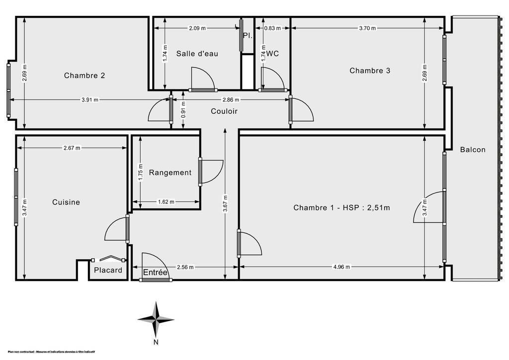 Vente Appartement Villejuif (94800) 62&nbsp;m² 280.000&nbsp;&euro;